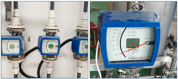 氧氣轉(zhuǎn)子流量計現(xiàn)場安裝使用圖