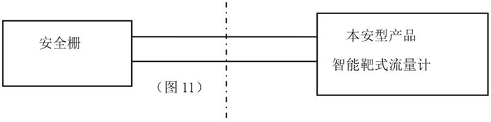 靶式流量計(jì)本安系統(tǒng)接線(xiàn)圖